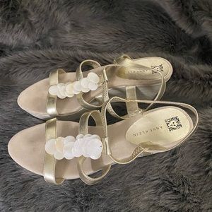 Anne Klein wedge sandals.  7 1/2